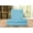 Aqua Blue, variant on Elegant Comfort 6 Piece Bed Sheets Polyester King Platinum Grey Solid Sheet Set