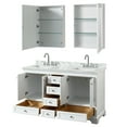 thumbnail image 6 of Wyndham Collection WCS202060DDECMUNSMED Deborah 60" Free Standing Double Vanity Set - Dark, 6 of 7