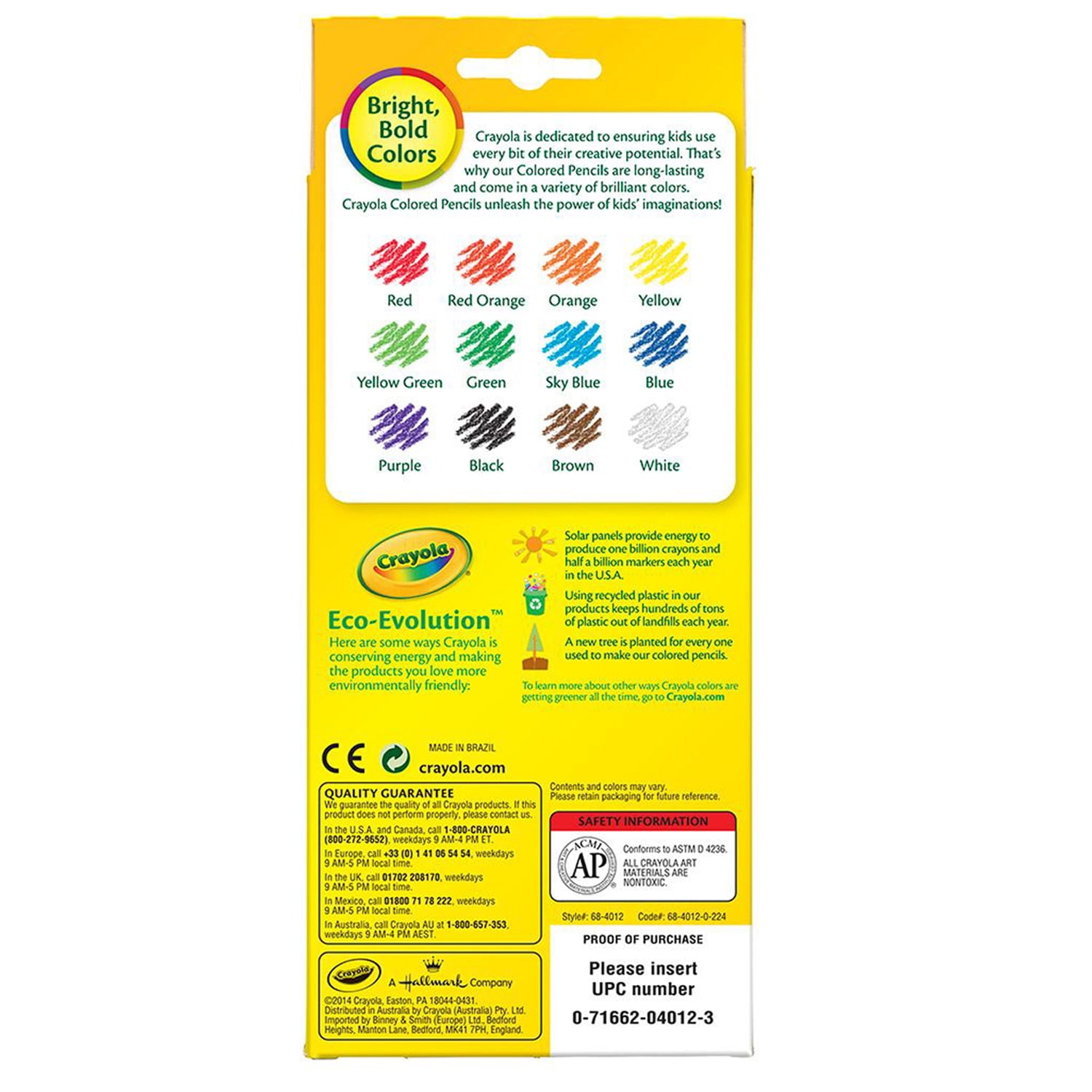 Colored Pencils, 12 Count | Bundle of 10 Boxes