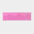 thumbnail image 6 of Milisten 1Set Pink Lace Silicone Baking Molds For Homemade Desserts And Cakes, 6 of 8