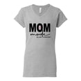thumbnail image 2 of Wild Bobby, Mom Mode All Day Everyday Mother's Day Women’s Standard V-Neck Tee, Heather Grey, X-Large, 2 of 6
