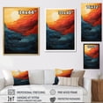 thumbnail image 4 of Designart "Horizon of a Bold Sunrise IV" Landscape & Nature Floater Framed Wall Decor, 4 of 7