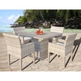 thumbnail image 7 of Fairmont Square Dining Table with 4 Chairs-Color:Grey, 7 of 7