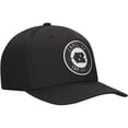 thumbnail image 3 of Men's Top of the World Black North Carolina Tar Heels Abbot Patch Stretch Fit Hat, 3 of 4