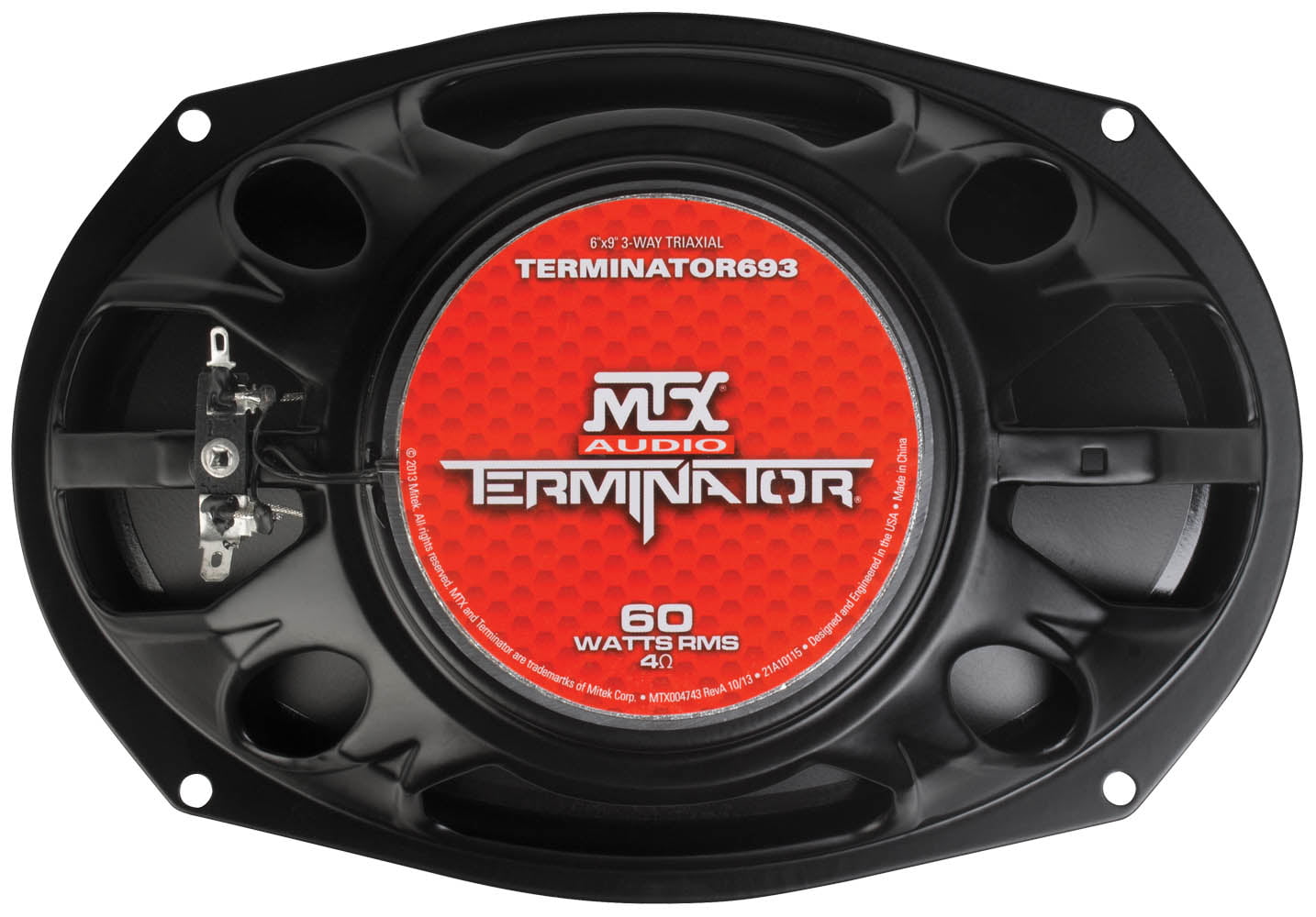 MTX 360 Watt 6 x 9" Terminator 3-Way Coaxial Car Stereo SpeakersTERMINATOR693 