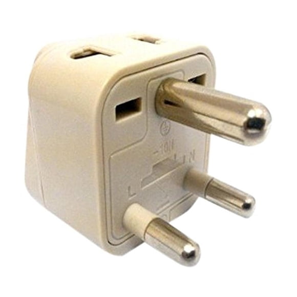 Adaptador de enchufe CKITZE BA-10 con conexión a tierra universal tipo D