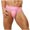 Pink, variant on Mens G String, Mens Underwear, Semi Sheer Ice Silk Pouch Breathable Active Comfort Thin Low Rise Double G String Green M