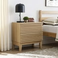 thumbnail image 3 of Modway Render Two-Drawer Particleboard Wood Nightstand in Oak, 3 of 7