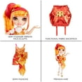thumbnail image 5 of Rainbow Junior High Special Edition Laurel De’Vious - 9" Red, Orange Posable Fashion Doll, Accessories, Soft Backpack. Kids Toy Gift Ages 4-12, 5 of 7