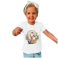 thumbnail image 1 of TIMIFIS T-Shirts Graphiques Garçons Filles Joyeuses Pâques T-Shirts Unisexes Enfants Col Rond Manches Courtes T-Shirts Enfants Mignons Œufs Imprimé Fleur T-Shirt, 11 Ans, 1 of 4