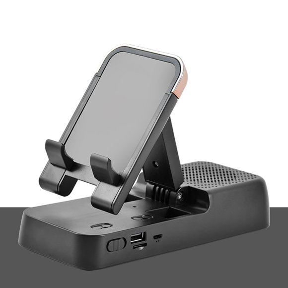 Amzcrzy Electrónica para hombres Organizador de electrónica Cámara digital Soporte para teléfono de audio portátil para transmisión en vivo de tabletas para escritorios plegables Accesorios para jueg