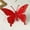 Red, variant on YIKA Christmas Decorations 1Pcs Christmas Decoration Sparkling Butterflies Accessories With Clips Christmas Flowers/Wedding/Festival Scene Decoration Props Christmas Decoration Gold