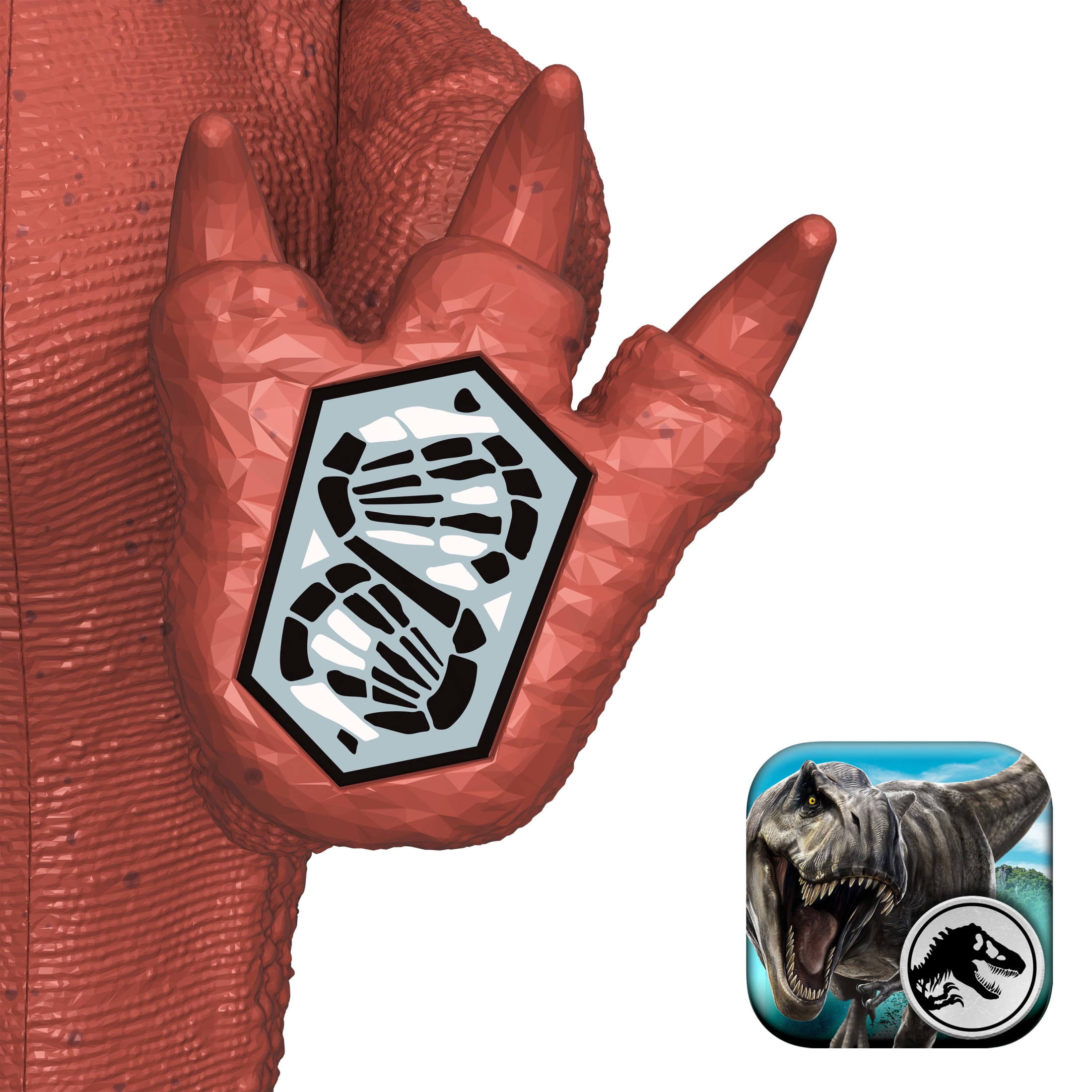 Jurassic World Strike Attack Dilophosaurus Dinosaur Figure, Single Action & Posable, Digital Play