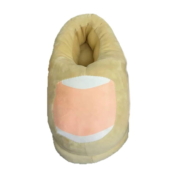 yuksok Plush Slippers Comfortable Lightweight Anti Slip Funny Thumb Shaped Slippers Full Cover