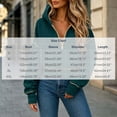 thumbnail image 4 of Jinhomg Womens Half Zip Hoodie Sweatshirt Casual Long Sleeve Cropped Pullover Tops with Gold Zipper M, 4 of 8