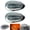 2x Amber Clear Lens, variant on All Star Truck Parts 2-Pack 6" LED Sleeper Cab Side Marker Lights, Amber, Turn Signal & Clearance Lights, Sealed Design