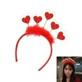 thumbnail image 2 of Valentines Day Headband for Female Male Glittering Love Heart Headband Birthday Party Accessories for Festival Gathering, 2 of 8