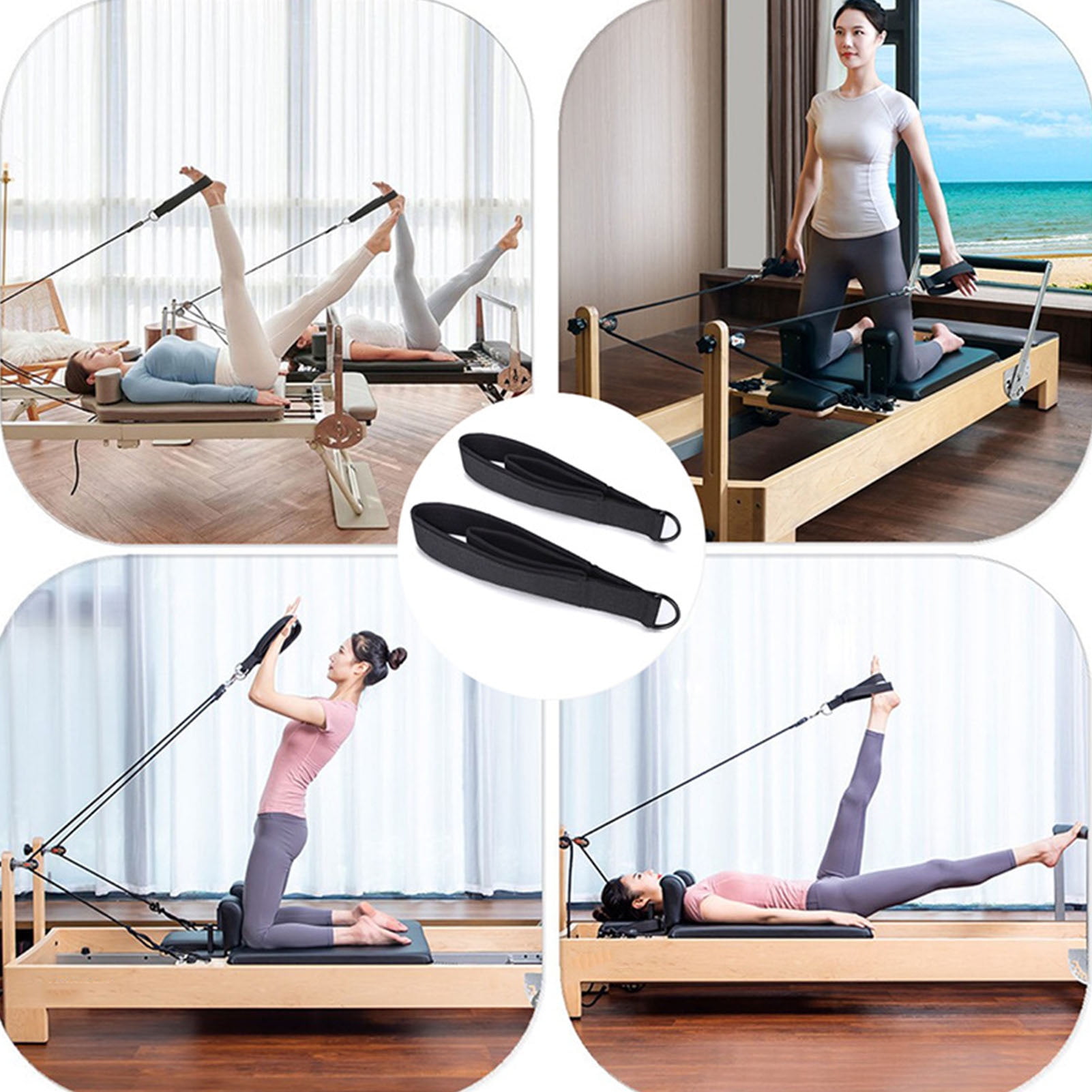 Buy Fitcozi Single Loop Pilates Straps for Pilates Reformer with