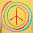 thumbnail image 3 of CafePress - Neon Spiral Peace Sign II Light T Shirt - Light T-Shirt - CP, 3 of 4