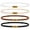 A-Black+Brown+White+Beige, variant on SUOSDEY Skinny Women Belt Thin Women Belt Ladies Dresses Belt with Alloy Turn Lock