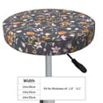 thumbnail image 4 of Bingfone 13 Inch Padded Round Bar Stool Cover Cushion With Elastic Fabric Round Chair Seat - Wildflowers, 4 of 7