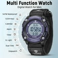 thumbnail image 2 of Men's Digital Sports Watch with Electronic Movement,Nylon Strap Perfect Gift for Man Birthday Gifts, 2 of 8
