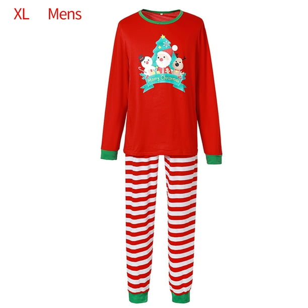Sonducket Amart Cute Deer Print Christmas Family Conjunto de pijamas para padres e hijos Ropa de dormir Pijama Hombre XL Sonducket AP000343-04
