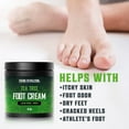 thumbnail image 4 of Viking Revolution - Tea Tree Foot Cream for Dry Cracked Feet - Foot Cream & Balm w/ Aloe Vera & Mint - Minty Scent, 8 Oz, 4 of 8