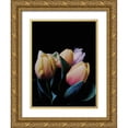 thumbnail image 1 of Yosuji, Kasetsu 12x14 Gold Ornate Wood Framed with Double Matting Museum Art Print Titled - Flowers, 1 of 4