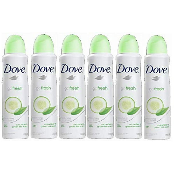 Dove AntiPerspirant Deodorant Spray, Cucumber & Green Tea, Dry 48 Hour