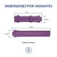 thumbnail image 2 of Correa Para Reloj Festina Original Piel Morado F16224/6, 2 of 4