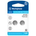 thumbnail image 1 of Westinghouse LR44 Alkaline Batteries button cell (2pcs Blister), 1 of 1