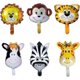 thumbnail image 1 of 6 Pieces Foil Balloon Animals, Balloons Animals Kids Birthday, Perfect for Kids Birthday Party Decoration (Size: about 30cm), 1 of 4