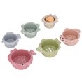 thumbnail image 4 of Stacking Nesting Cup, Lovely Stacking Cup Toy Bath Toy Cartoon Fish Shaped  For Beach For Home Bathroom For Children, 4 of 8