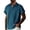 Navy, variant on FRSASU Men's Stripe Knit Polo Shirts Summer New Loose Solid Color Breathable Turn-Down Collar Business Short Sleeve Polo Tops White