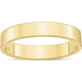 thumbnail image 1 of 10K Yellow Gold 10Ky 4mm Ltw Flat Band Size 12.5 Made In United States 1fll040-12.5, 1 of 6