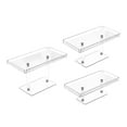 thumbnail image 4 of deevoka Acrylic Cupcake Display Stand Clear Dessert Stand for Wedding Birthday Party 3 Pieces, 4 of 9