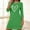 Green, variant on Sakmal Moo Moos for Women Heart Print Long Sleeve Mumu Dress Casual Crew Neck Nightgown for Women L