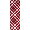 thumbnail image 5 of SAFAVIEH Chatham CHT718G Handmade Red / Ivory Rug, 5 of 10