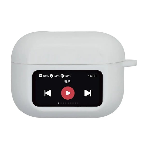 Funda de silicona para auriculares Bluetooth AirPods, a prueba de golpes, con carga inalámbrica y pantalla protectora