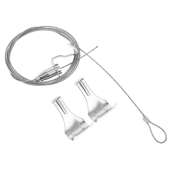 FESTFENDS Picture Frame Wire for Hanging Picture Hanging System Silver Hanger Modern 2 Sets