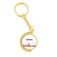 thumbnail image 1 of Doha City Landmark Building Anillo de oro de metal llavero llavero, 1 of 3