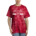 thumbnail image 1 of College Orlando Slogan Tie Dye Crystal Women -Image by Shutterstock, Female XX-Large, 1 of 4