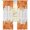 Orange, Gray, Cream, variant on Thanksgiving Sheer Curtains 63 Inches Long, Vintage Fall Orange Pumpkin Berry Leaves Light Filtering Window Curtains for Living Room, Rod Pocket Voile Sheer Curtain Drapes, 52"W x 63"L, 2 Panels