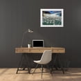 thumbnail image 3 of Souders, Paul 18x15 White Modern Wood Framed Museum Art Print Titled - Alaska-Tracy Arm Harbor Seals hauled out on icebergs calved from Dawes Glacier in Endicott Arm, 3 of 4