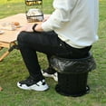 thumbnail image 2 of Toilette de Camping Pliable, Toilette de Camping à 8 Hauteurs Réglables pour Adultes et Enfants, Petit Pot Portable pour Voiture, Camping, Randonnée, Sac à Dos, Pêche, Embouteillage, Capacité de 264 Lb, 2 of 7