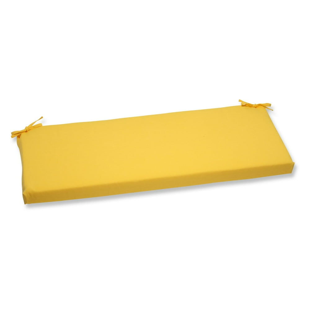 Pillow Perfect Outdoor/ Indoor Fresco Yellow Bench Cushion Walmart