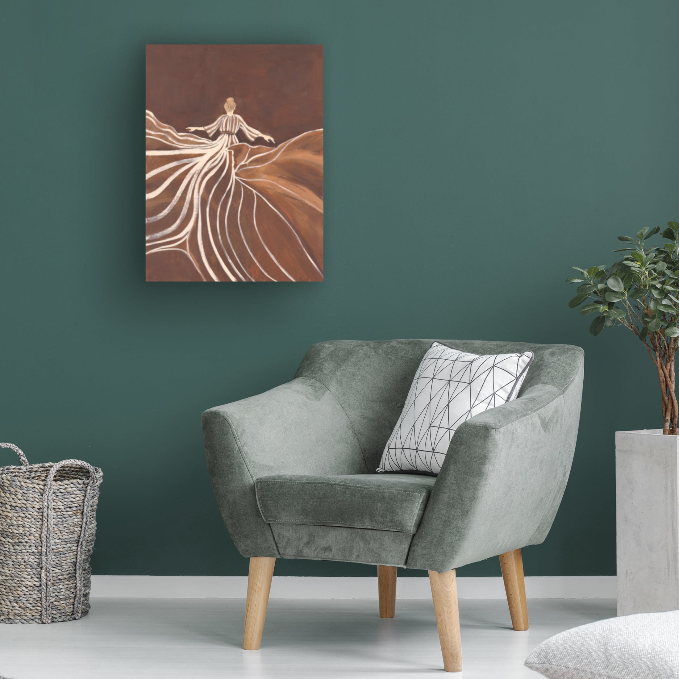 Canvas Wall Art - Design Fabrikken 'Gorgeous' Wall Art for Living Room, Bedroom, or Office Décor by Trademark Fine Art - 14 x 19 Inches