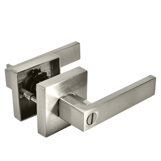 Yale Cerradura Manija Premium Alta Seguridad Castelli Baño Níquel