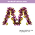 thumbnail image 2 of UPOUART 5Ud Adornos Colgantes De Tinsel Morado Para Ambientar Fiestas Y Eventos, 2 of 6